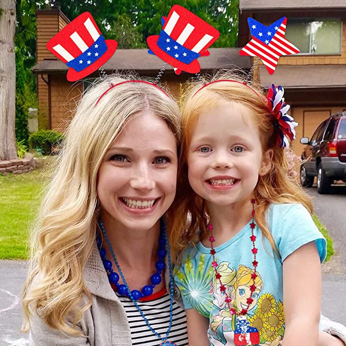 10-Piece: Patriotic Head Boppers Headband - Image 5