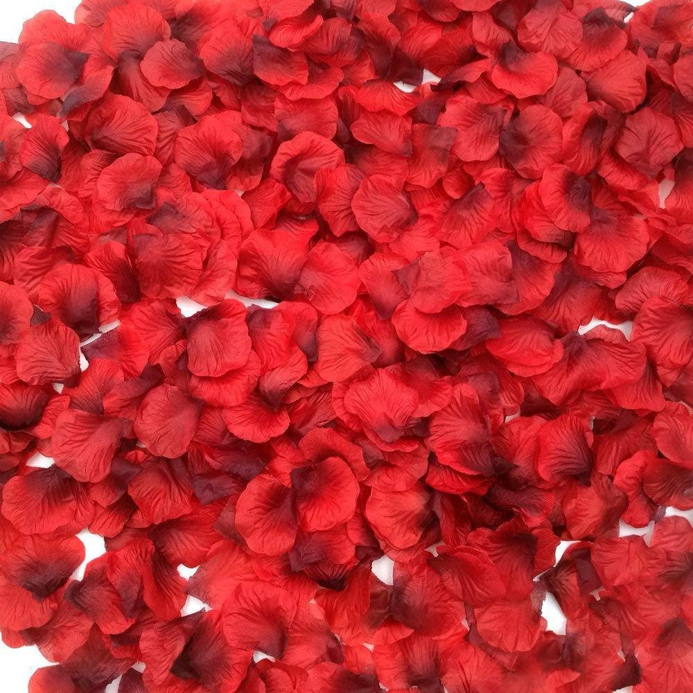 2200-Piece: Silk Rose Petals Wedding Flower Decoration - Image 3