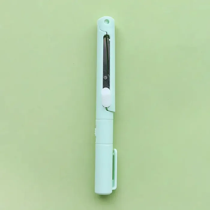 3-Pack: 2-in-1 Pen Style Scissors with Paper Cutter - Image 4