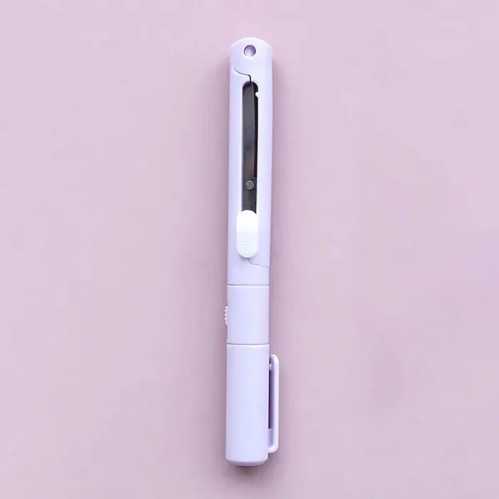 3-Pack: 2-in-1 Pen Style Scissors with Paper Cutter - Image 5