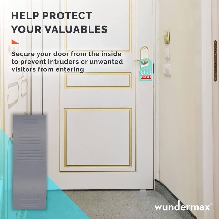3-Pack: Wundermax Rubber Security Door Stoppers - Image 4