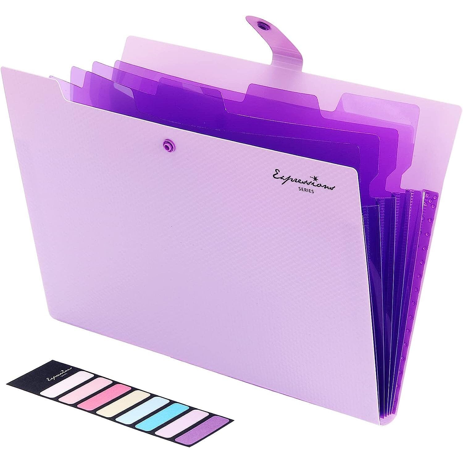 5 Pocket Folder with Labels, Letter Size Expanding File Folder Organizer - Image 6