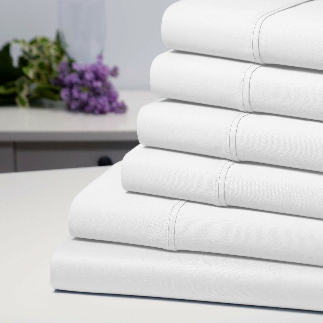 6-Piece: Bamboo 1800 Count Extra Soft Luxury Sheet Set - Image 8