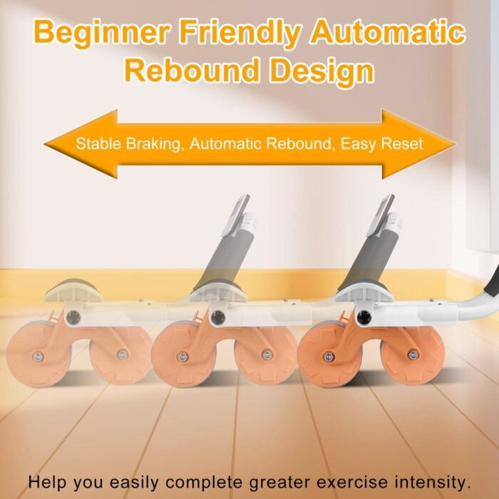 Automatic Rebound Abdominal Wheel Roller for Core Strength with Timer Kneel Pad - Image 11