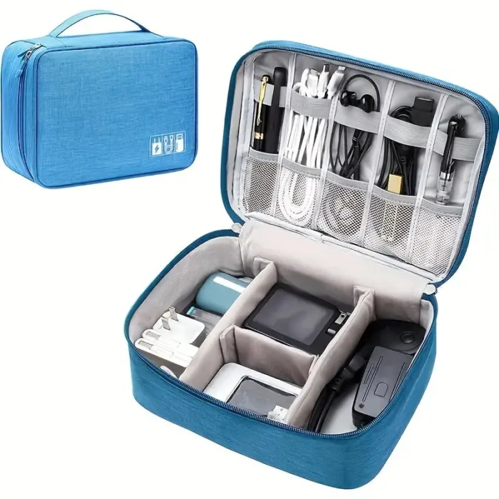 Cable Storage Bag Waterproof Digital Electronic Organizer - Image 1