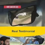 Car Wide Angle Rearview Mirror Curved Interior Large Field Of View Inside Mirror - Image 4