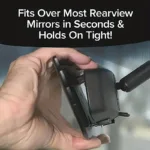 Car Wide Angle Rearview Mirror Curved Interior Large Field Of View Inside Mirror - Image 2