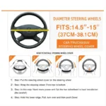 Carbon Fiber Sports Steering Wheel Cover - Image 10