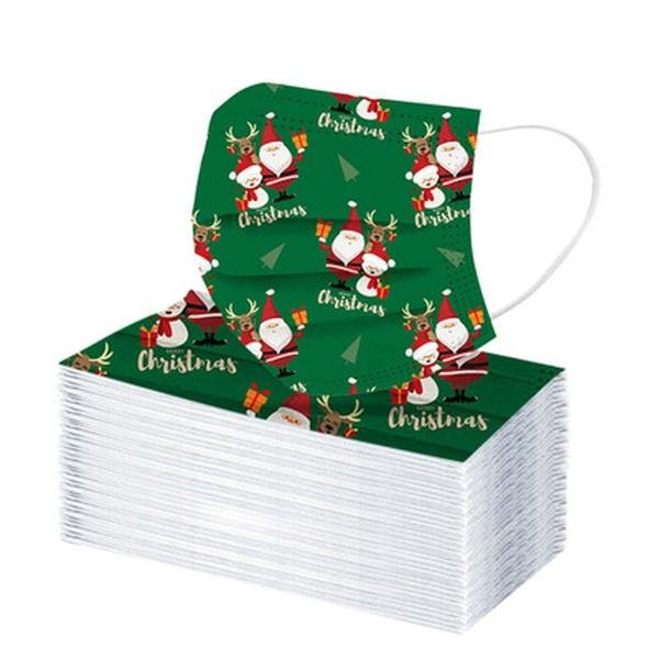 Christmas Special Mask Disposable Dustproof and Breathable Three-layer Protective Cover - Image 3
