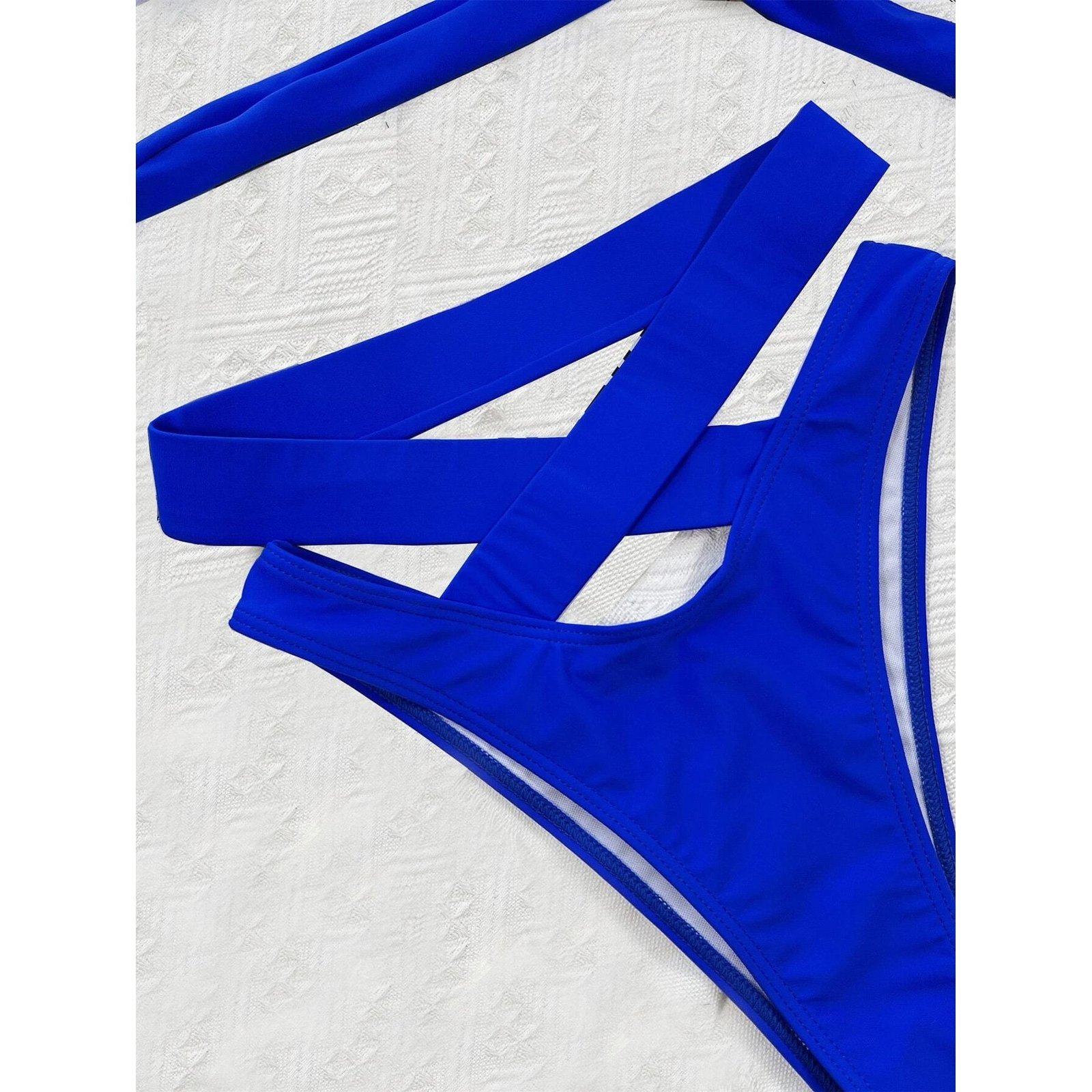 Criss Cross Wrap Push Up Bikini Swimsuit - Image 20