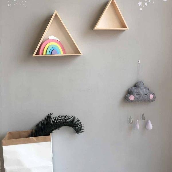 Decorative Cloud Felt Raindrop Pendant - Image 8