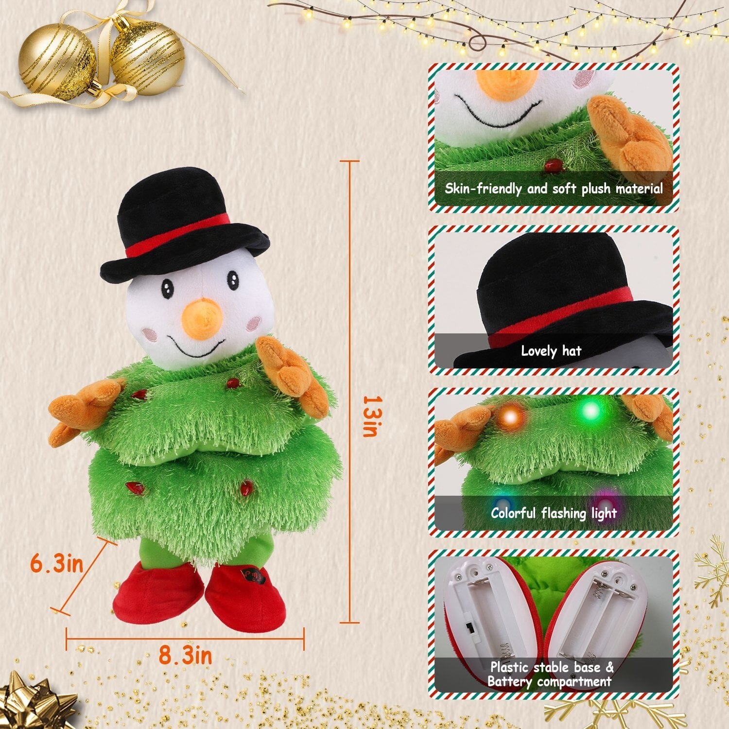 Electric Dancing Singing Plush Toy - Image 17