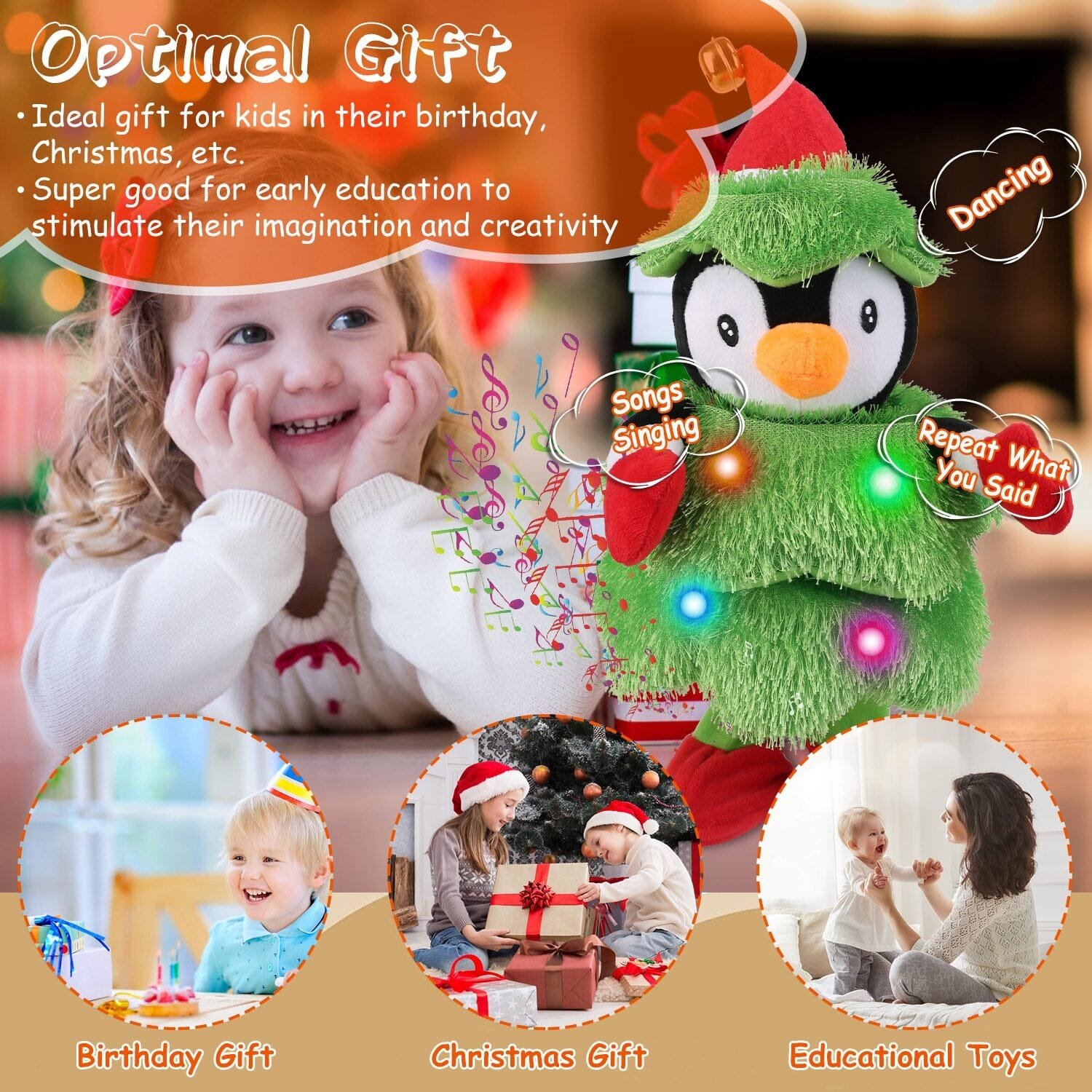 Electric Dancing Singing Plush Toy - Image 26