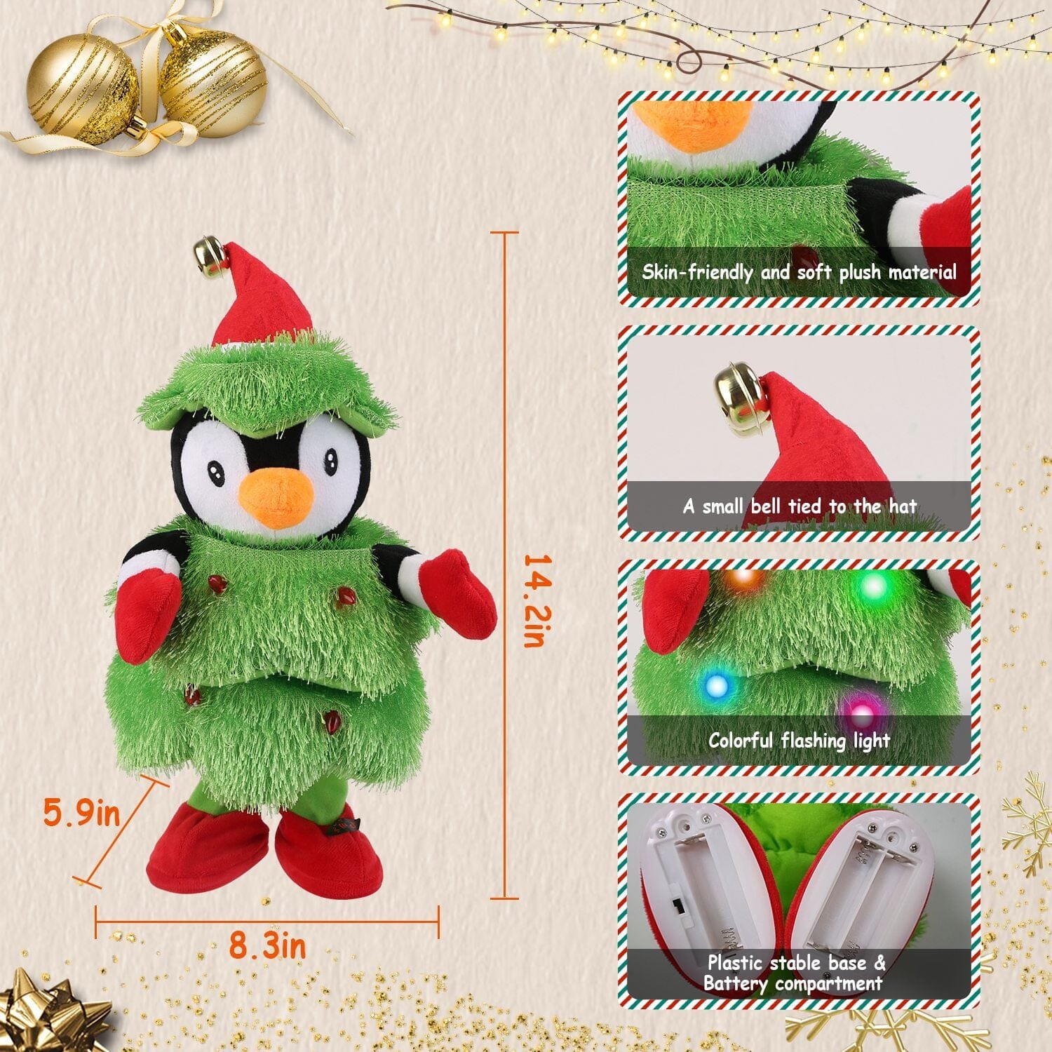 Electric Dancing Singing Plush Toy - Image 12