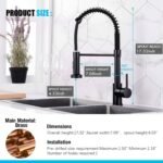 High Arc Spring Kitchen Sink Faucet - Image 7