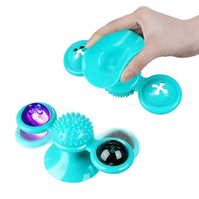 Interactive Massage Scratching Tickle Toy With Catnip And Led Ball For Indoors Cats - Image 3