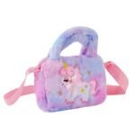 Kawaii Unicorn Pattern Plush Bag - Image 2