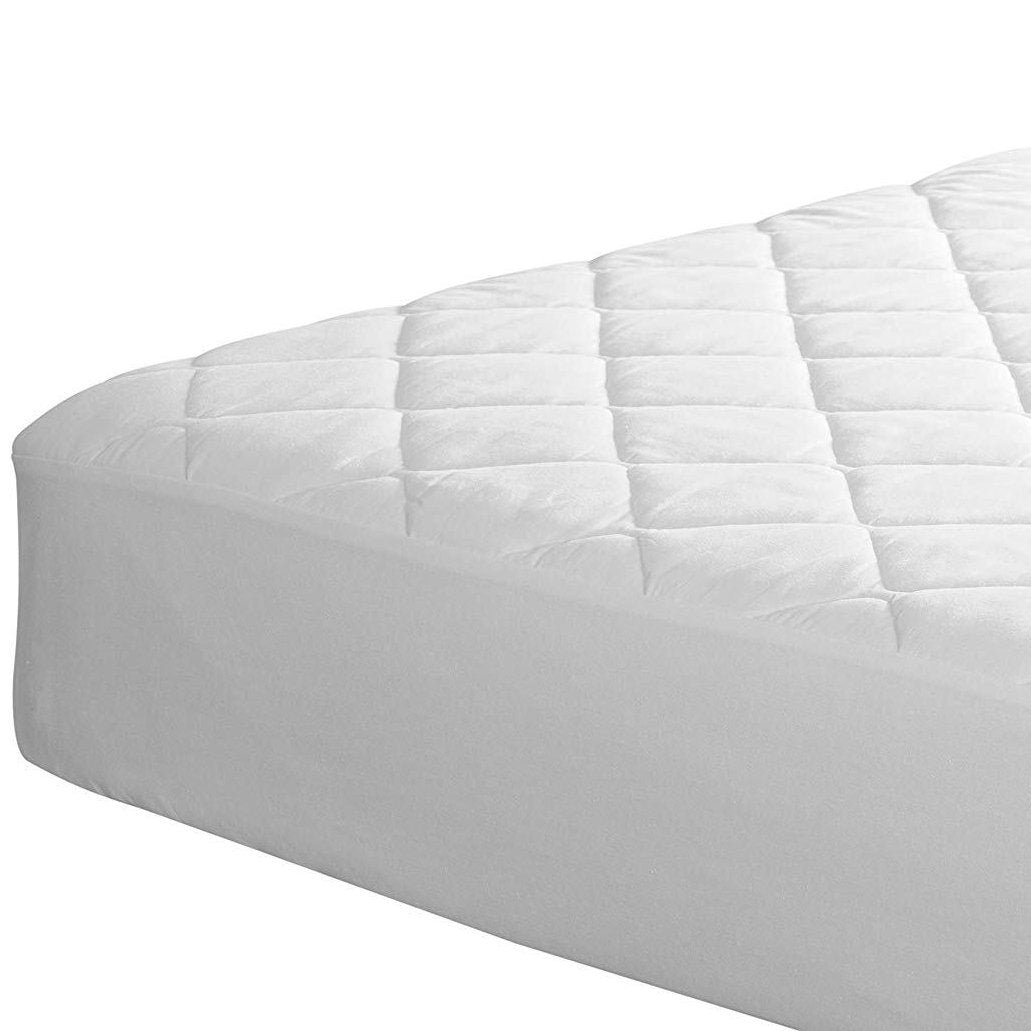 Lux Decor Collection Quilted Fitted Fully Cover Mattress Topper - Image 3