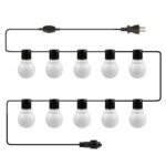 Plug-in Globe String Light Warm White Fairy Light Bulbs - Image 7