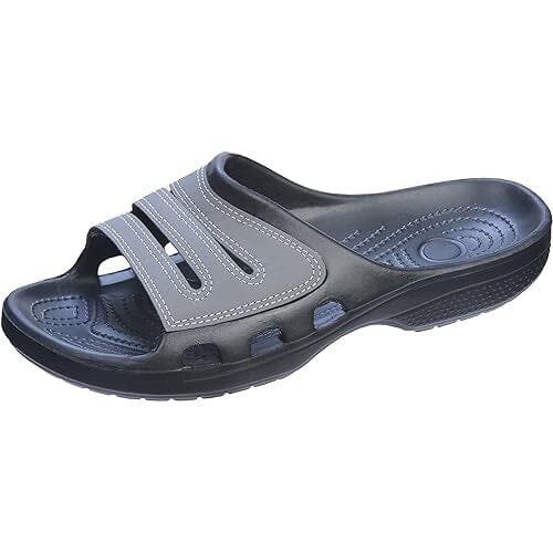 Roxoni Men Sandals Shower Slides for Men Open Toe Slip-On Men Slippers - Image 5