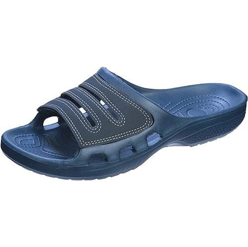 Roxoni Men Sandals Shower Slides for Men Open Toe Slip-On Men Slippers - Image 9