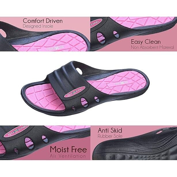 Roxoni Womens Summer Flip Flop Beach Open Toe Slide Sandals With Rubber Sole - Image 20