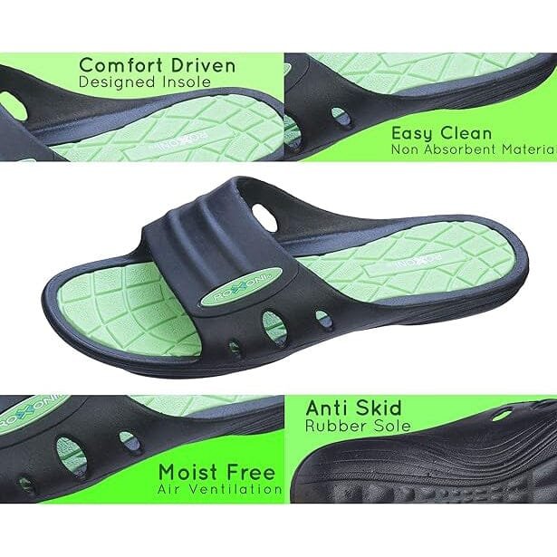 Roxoni Womens Summer Flip Flop Beach Open Toe Slide Sandals With Rubber Sole - Image 10