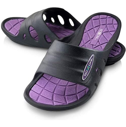 Roxoni Womens Summer Flip Flop Beach Open Toe Slide Sandals With Rubber Sole - Image 11