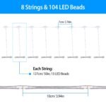 Solar Umbrella Outdoor String Light - Image 13