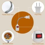 US Plug Extension Light Socket with On/Off Switch - Image 6