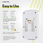 Wall Plate Power USB Outlet 6 Outlet & 4 USB Port - Image 3