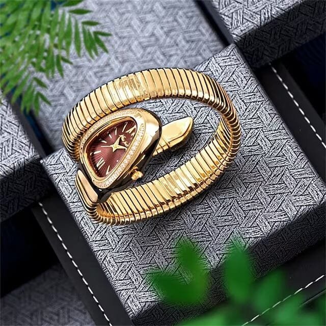 Women's Snake Shape Luxury Wrist Watch - Image 13