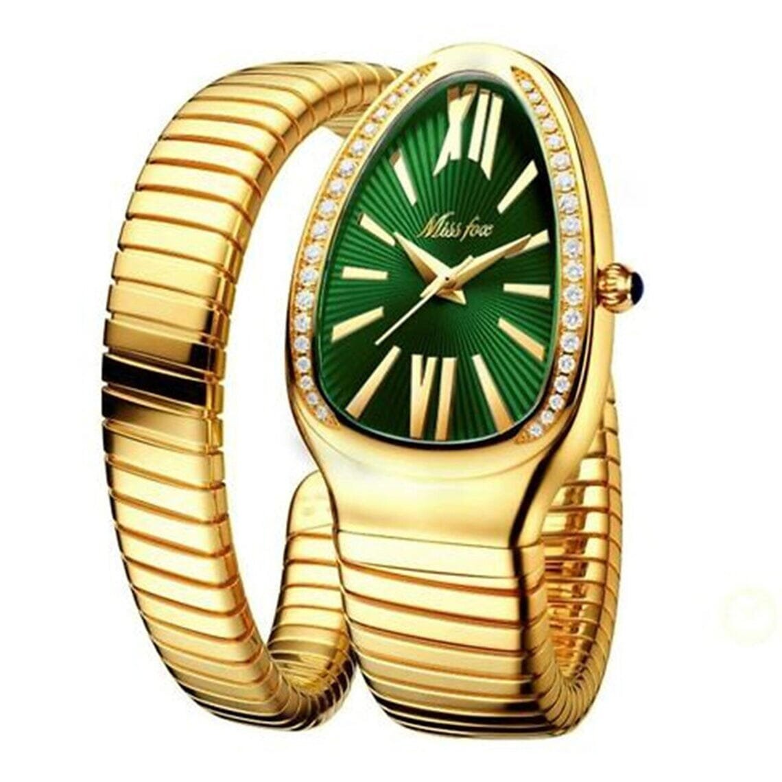 Women's Snake Shape Luxury Wrist Watch - Image 7