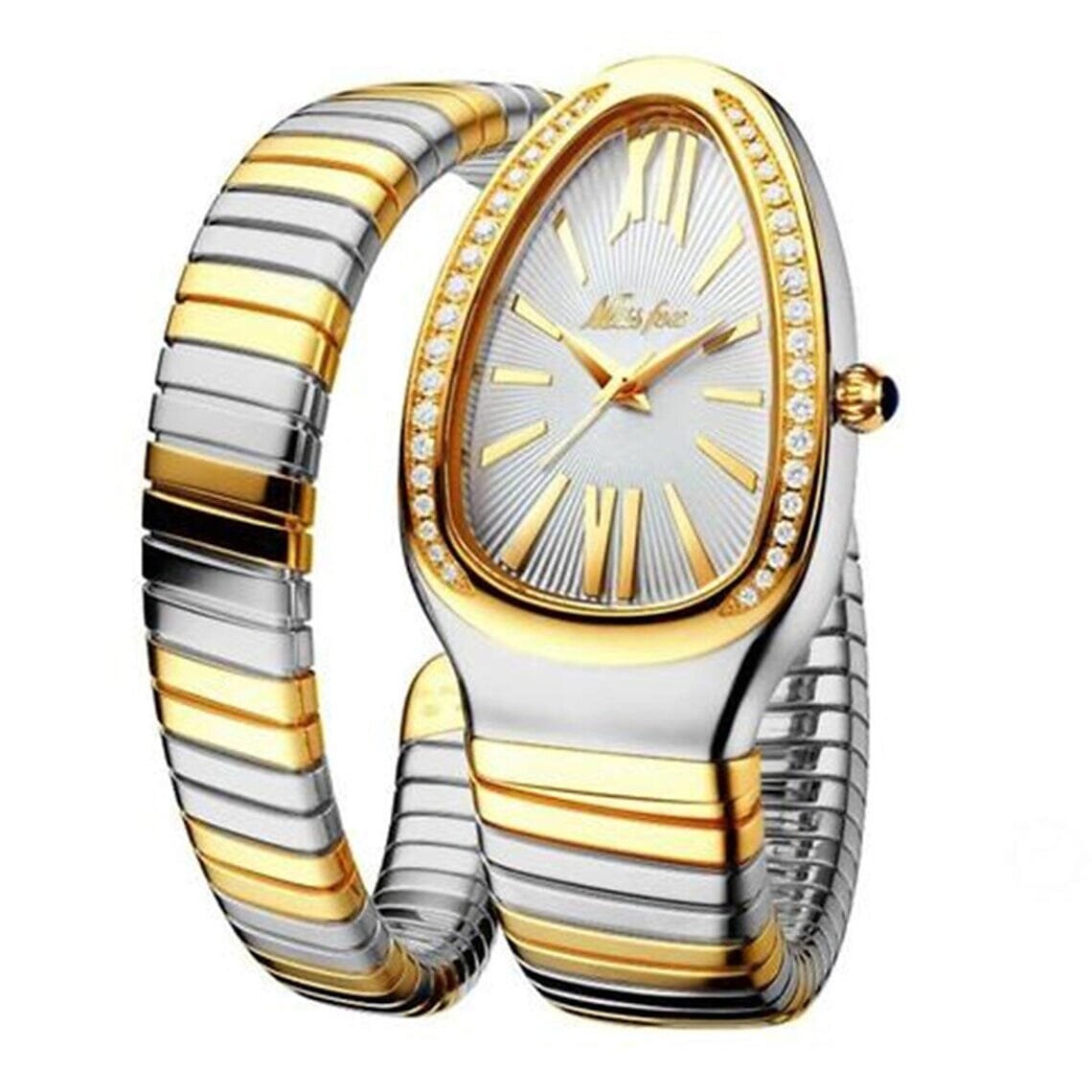 Women's Snake Shape Luxury Wrist Watch - Image 6