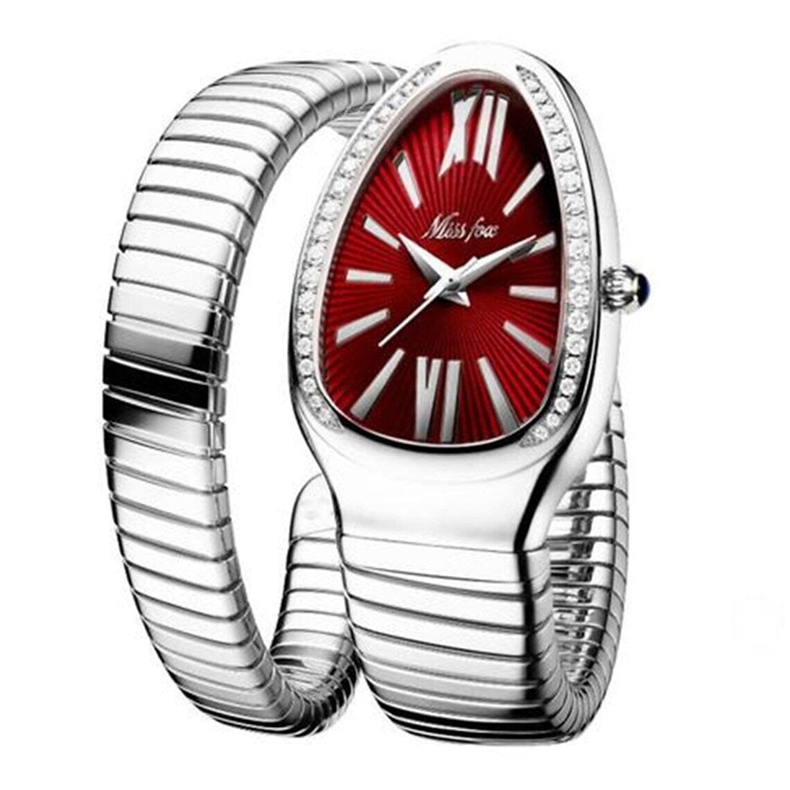 Women's Snake Shape Luxury Wrist Watch - Image 8