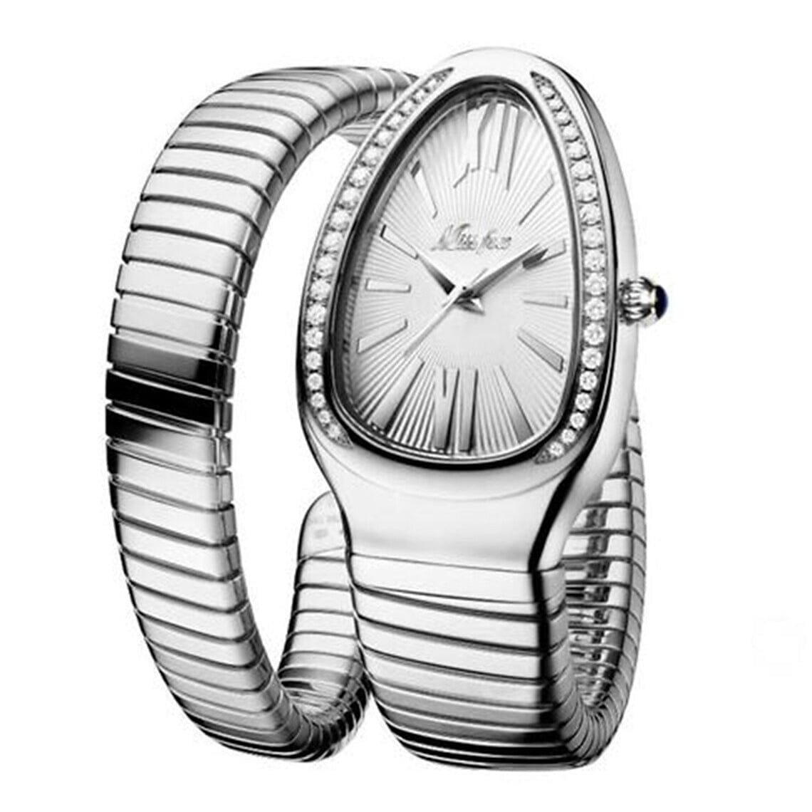 Women's Snake Shape Luxury Wrist Watch - Image 5